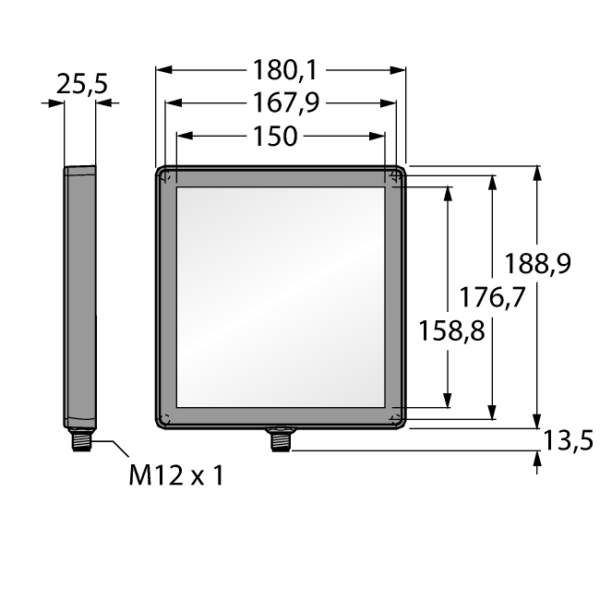 LEDGB150X150PW2-XQ