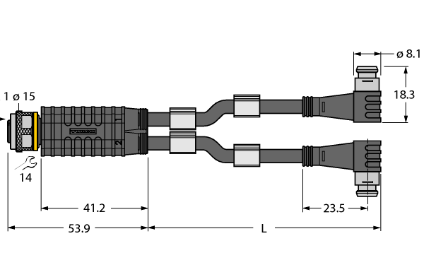 VBRK4.4-2PSW3S-0.6/0.6/TXL